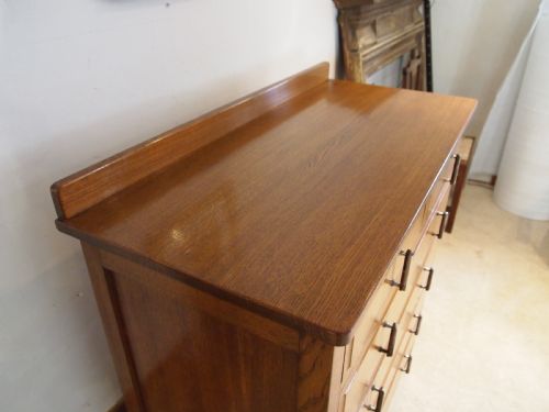 CHEST OF DRAWERS FINE ART DECO OAK MANNER OF HEALS C1920 - ADDITIONAL PHOTO 5