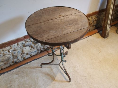 TABLE FRENCH HALL LAMP SIDE CONSOLE C1890 - ADDITIONAL PHOTO 3