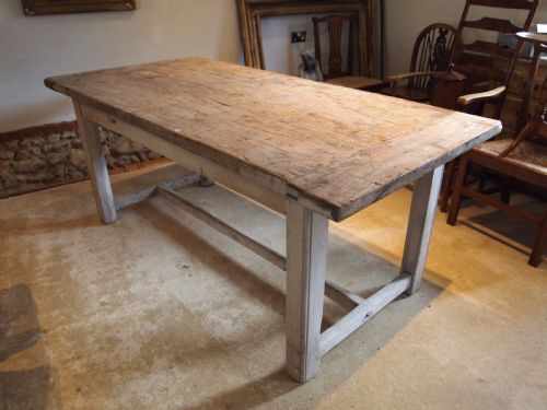 table refectory farmhouse dining george iv scrub top c1820 - CATEGORY: ANTIQUE TABLES - DATED 19TH CENTURY
