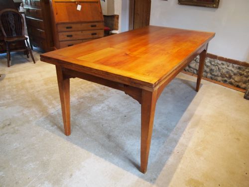 TABLE RARE EXTENDING REFECTORY FARMHOUSE FRENCH CHERRYWOOD C1890 - ADDITIONAL PHOTO 4