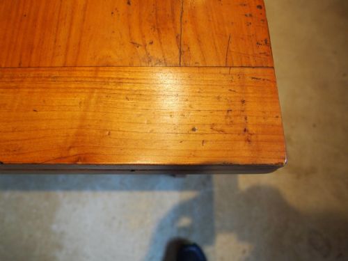 TABLE RARE EXTENDING REFECTORY FARMHOUSE FRENCH CHERRYWOOD C1890 - ADDITIONAL PHOTO 6
