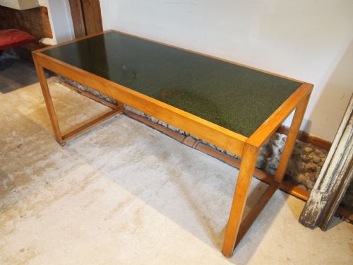 DESK ART DECO MANNER OF HEALS MODERNIST BEECH C1930 - ADDITIONAL PHOTO 4