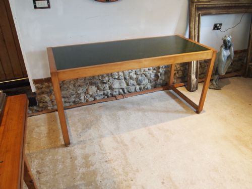 DESK ART DECO MANNER OF HEALS MODERNIST BEECH C1930 - ADDITIONAL PHOTO 5