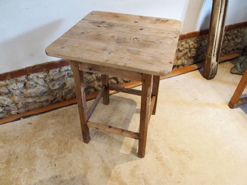 TABLE WONDERFUL RUSTIC VICTORIAN LAMP HALL SIDE C1890 - ADDITIONAL PHOTO 4