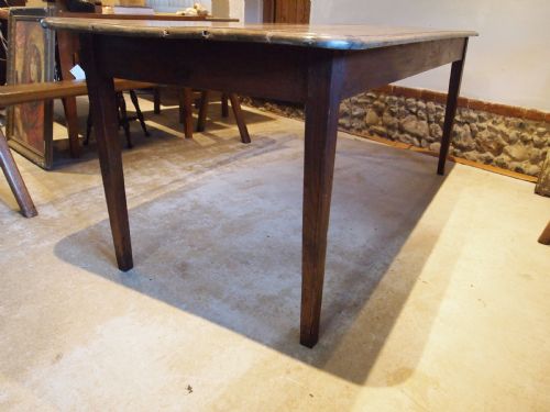 TABLE REFECTORY DINING FARMHOUSE ENGLISH OAK C1840 - ADDITIONAL PHOTO 3