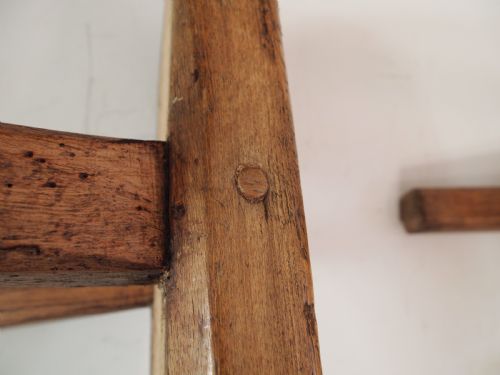 BENCHES STUNNING PAIR OF GEORGE III REFECTORY ELM AND BEECH C1800 - ADDITIONAL PHOTO 4