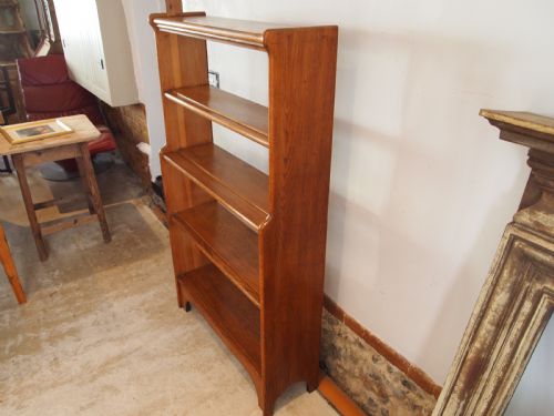 BOOKCASE WONDERFUL MANNER OF HEALS OAK C1920 - ADDITIONAL PHOTO 10