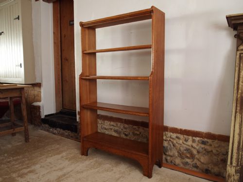 BOOKCASE WONDERFUL MANNER OF HEALS OAK C1920 - ADDITIONAL PHOTO 13