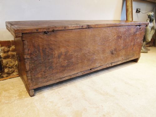 COFFER CHEST RARE 16TH CENTURY OAK FRENCH RENAISSANCE C1550 - ADDITIONAL PHOTO 6
