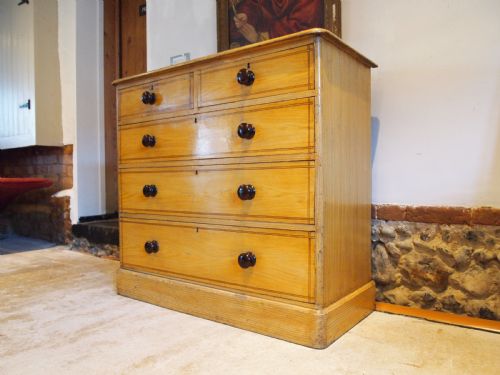 CHEST OF DRAWERS STUNNING ORIGINAL PAINT VICTORIAN C1840 - ADDITIONAL PHOTO 15