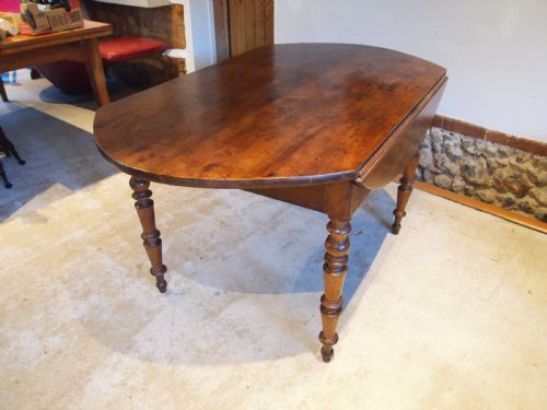 TABLE SUPERB FRENCH CHERRY FARMHOUSE KITCHEN DINING TABLE C1870 - ADDITIONAL PHOTO 1