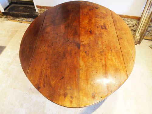 TABLE SUPERB FRENCH CHERRY FARMHOUSE KITCHEN DINING TABLE C1870 - ADDITIONAL PHOTO 2