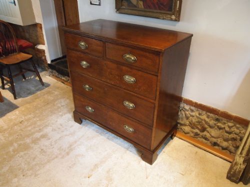 CHEST OF DRAWERS RARE NORFOLK GEORGE III OAK C1790 - ADDITIONAL PHOTO 15