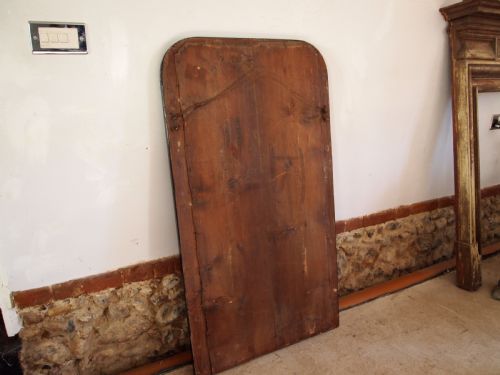 MIRROR LARGE VICTORIAN GILDED VINE EBONISED WALL ORIGINAL PLATE C1880 - ADDITIONAL PHOTO 3