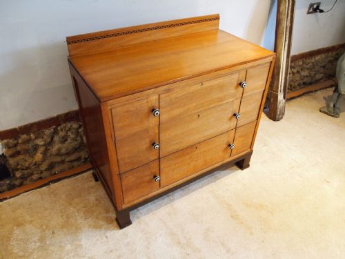bedroom suite 3 piece bath cabinet makers oak art deco c1930 - CATEGORY: ANTIQUE FURNITURE - DATED 1930
