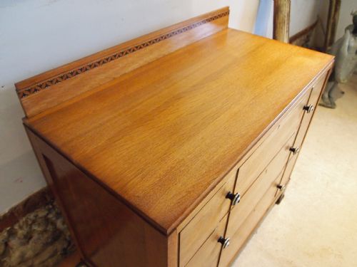 BEDROOM SUITE 3 PIECE BATH CABINET MAKERS OAK ART DECO C1930 - ADDITIONAL PHOTO 8