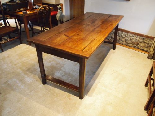 table stunning refectory farmhouse french cherry c1820 - CATEGORY: ANTIQUE TABLES - DATED GEORGIAN
