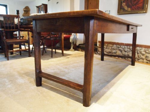 TABLE STUNNING REFECTORY FARMHOUSE FRENCH CHERRY C1820 - ADDITIONAL PHOTO 5