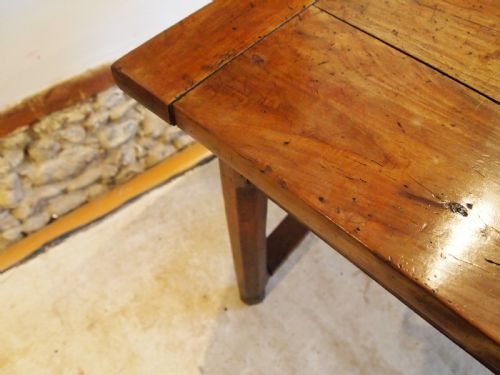TABLE STUNNING REFECTORY FARMHOUSE FRENCH CHERRY C1820 - ADDITIONAL PHOTO 13