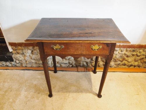 TABLE LOWBOY BEAUTIFUL GEORGE II OAK C1750 - ADDITIONAL PHOTO 10