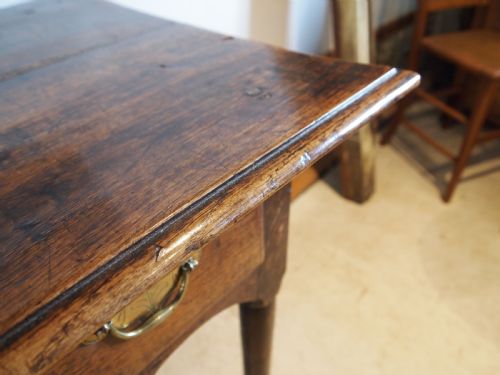 TABLE LOWBOY BEAUTIFUL GEORGE II OAK C1750 - ADDITIONAL PHOTO 12