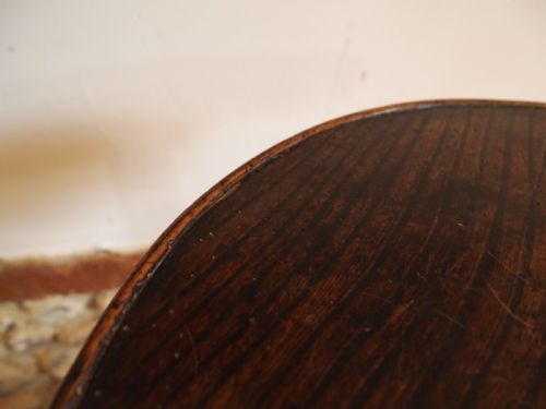 TABLE RARE GEORGE II ELM PRIMITIVE NAIVE C1740 - ADDITIONAL PHOTO 4