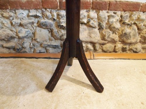 TABLE RARE GEORGE II ELM PRIMITIVE NAIVE C1740 - ADDITIONAL PHOTO 9