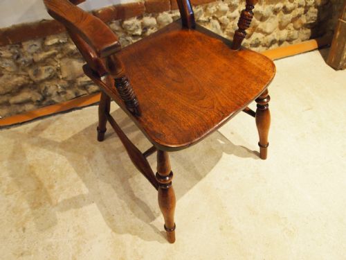 CHAIR RARE STUNNING WINDSOR ARMCHAIR C1850 - ADDITIONAL PHOTO 4
