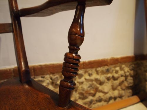 CHAIR RARE STUNNING WINDSOR ARMCHAIR C1850 - ADDITIONAL PHOTO 5