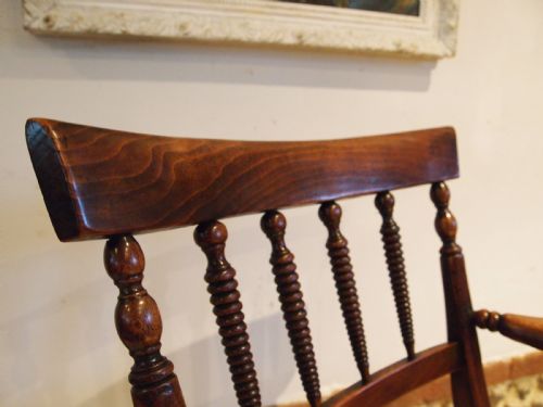 CHAIR RARE STUNNING WINDSOR ARMCHAIR C1850 - ADDITIONAL PHOTO 11