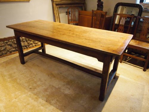table superb refectory farmhouse french apple wood c1800 - CATEGORY: ANTIQUE TABLES - DATED GEORGIAN