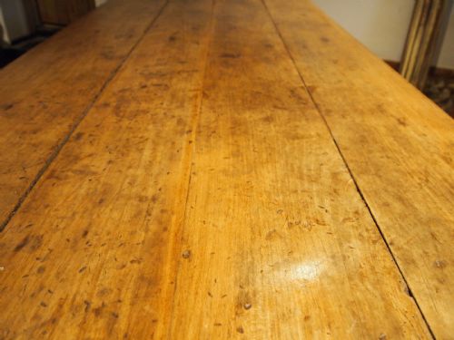 TABLE SUPERB REFECTORY FARMHOUSE FRENCH APPLE WOOD C1800 - ADDITIONAL PHOTO 2