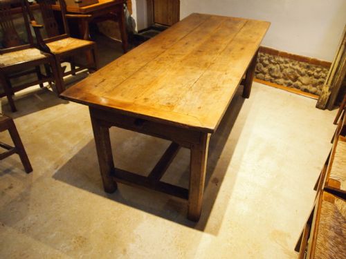 TABLE SUPERB REFECTORY FARMHOUSE FRENCH APPLE WOOD C1800 - ADDITIONAL PHOTO 12