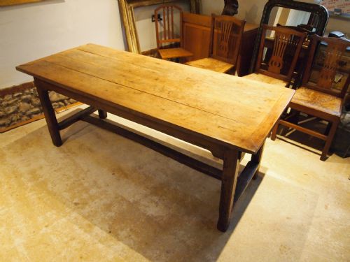 TABLE SUPERB REFECTORY FARMHOUSE FRENCH APPLE WOOD C1800 - ADDITIONAL PHOTO 13