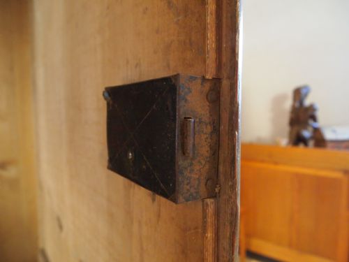 CUPBOARD PANTRY OR WARDROBE EUROPEAN LARGE ORIGINAL PAINT C1850 - ADDITIONAL PHOTO 5