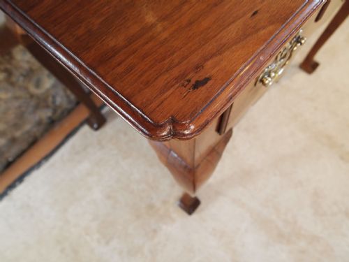 TABLE LOWBOY RARE GEORGE III SOLID WALNUT C1780 - ADDITIONAL PHOTO 8