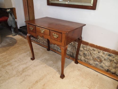 TABLE LOWBOY RARE GEORGE III SOLID WALNUT C1780 - ADDITIONAL PHOTO 9