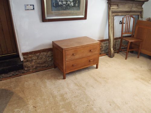 chest of drawers heals low chest limed oak c1920 - CATEGORY: ANTIQUE CHEST OF DRAWERS - DATED 1920