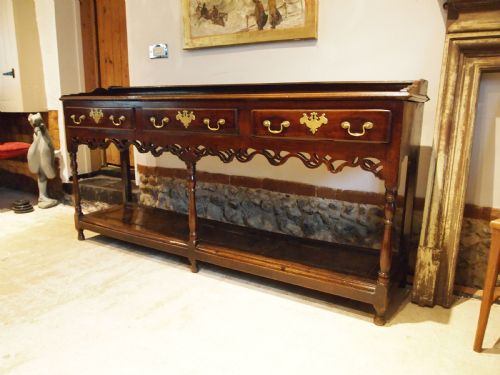 dresser sideboard stunning welsh oak c1780 - CATEGORY: ANTIQUE SIDEBOARDS - DATED 18TH CENTURY