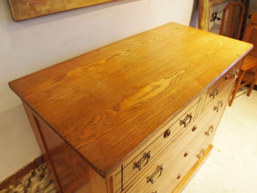 CHEST OF DRAWERS RARE ARTS AND CRAFTS SOLID ENGLISH ASH C1890 - ADDITIONAL PHOTO 3