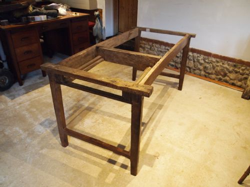 TABLE RARE REFECTORY FARMHOUSE ENGLISH OAK QUEEN ANNE C1700 - ADDITIONAL PHOTO 1