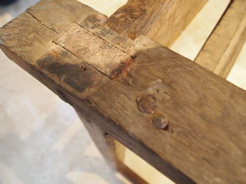 TABLE RARE REFECTORY FARMHOUSE ENGLISH OAK QUEEN ANNE C1700 - ADDITIONAL PHOTO 10
