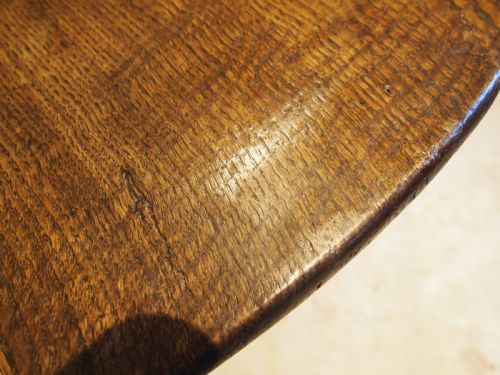 TABLE DINING REFECTORY ELM AND CHERRY FRENCH C1840 - ADDITIONAL PHOTO 2