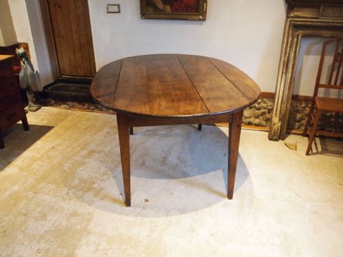 TABLE DINING REFECTORY ELM AND CHERRY FRENCH C1840 - ADDITIONAL PHOTO 7