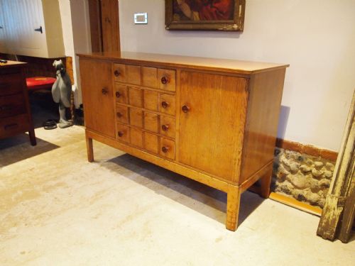 SIDEBOARD DRESSER OAK GORDON RUSSELL C1940 - ADDITIONAL PHOTO 1