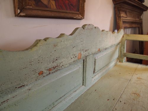 BENCH SETTLE WONDERFUL VICTORIAN PERIOD PINE C1850 - ADDITIONAL PHOTO 9