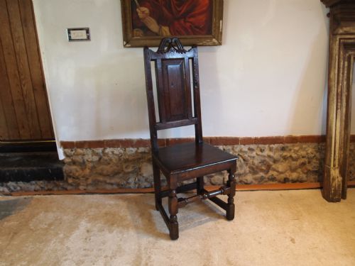 chair side dining hall wonderful charles ii oak c1680 - CATEGORY: ANTIQUE CHAIRS - DATED 17TH CENTURY