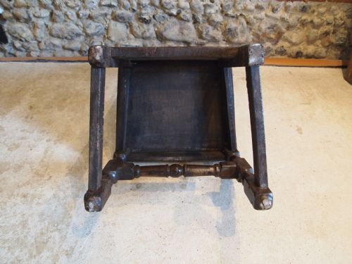 CHAIR SIDE DINING HALL WONDERFUL CHARLES II OAK C1680 - ADDITIONAL PHOTO 6