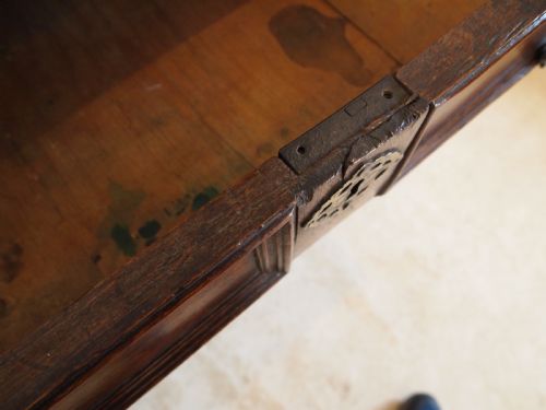 CHEST OF DRAWERS RARE SMALL CHARLES II OAK PROVENANCE C1680 - ADDITIONAL PHOTO 13