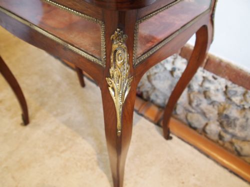 TABLE BIJOUTERIE DISPLAY FINE FRENCH ROSEWOOD C1870 - ADDITIONAL PHOTO 6